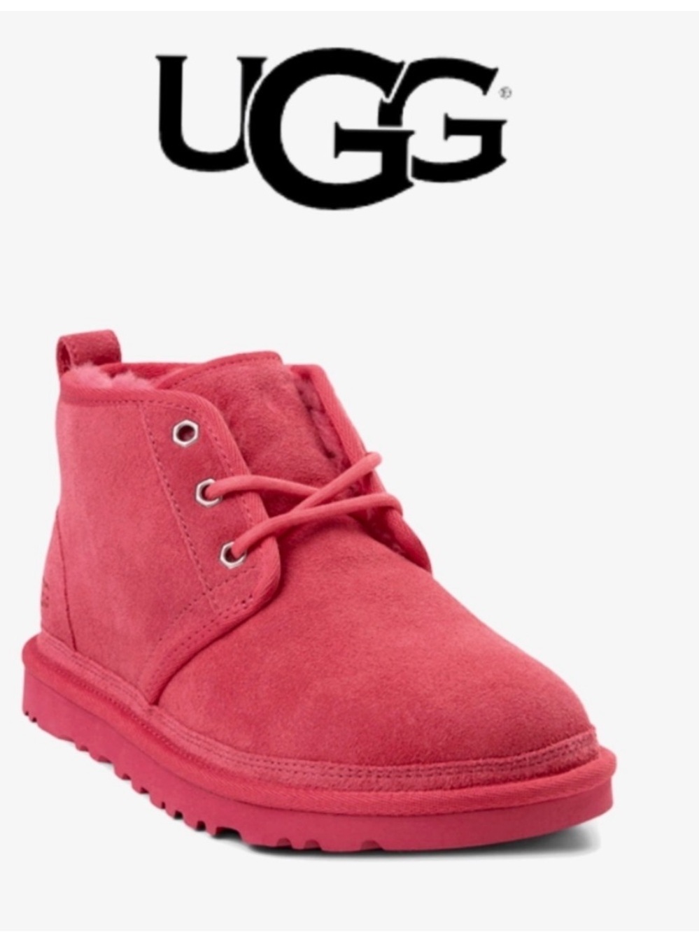 UGG Neuwal Pink Suede Chukka Boot